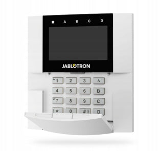 JABLOTRON JA-81F OASiS Controller Wireless LCD Keyboard Manufacturer code JA-81F-RGB