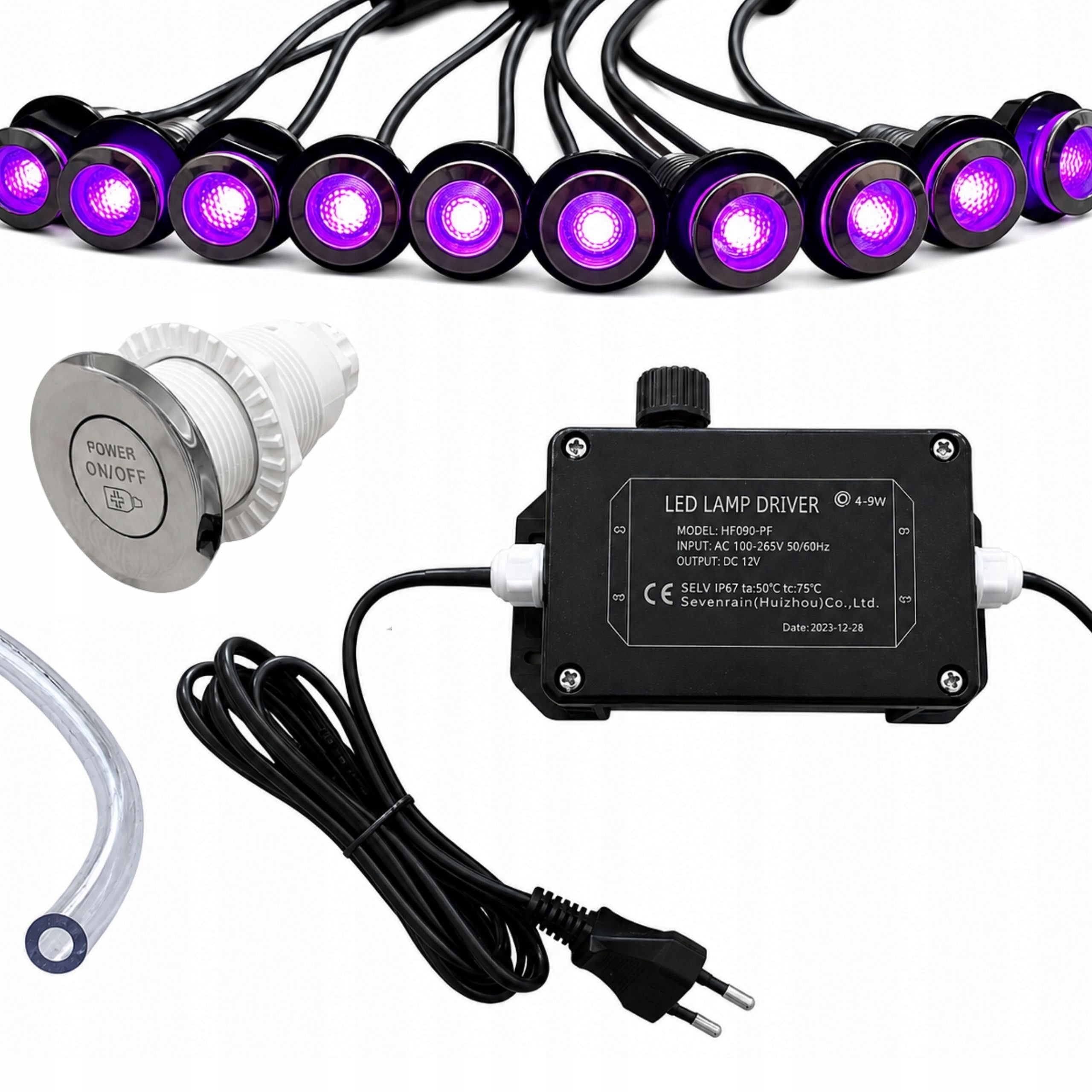JACUZI GARDEN BALL LIGHTS UNDERWATER SPOT LIGHTS 10 MINI LED