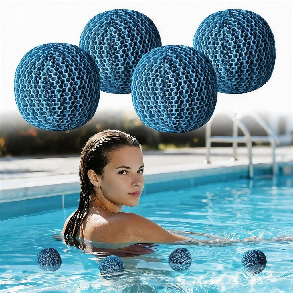 JACUZZI BALLS FILTERING GREASE DIRT POOL SPA 4PCS Brand no brand