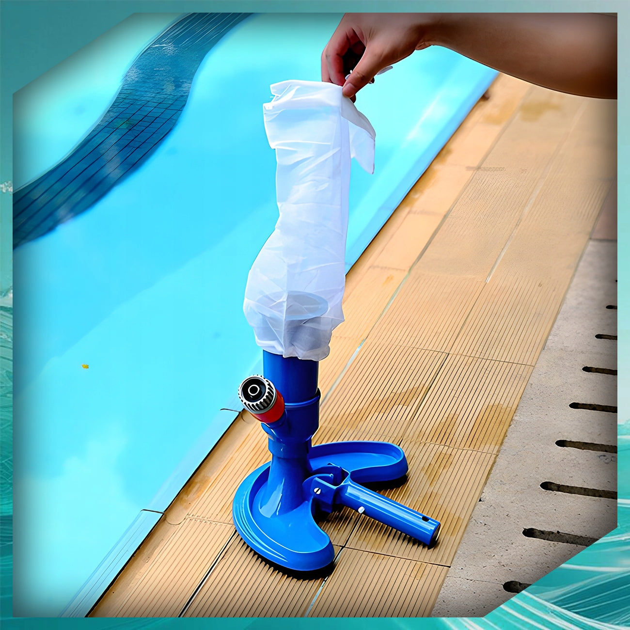 JACUZZI POOL BOTTOM CLEANING VACUUM CLEANER WITH TRASH NET Manufacturer code 6900581195208