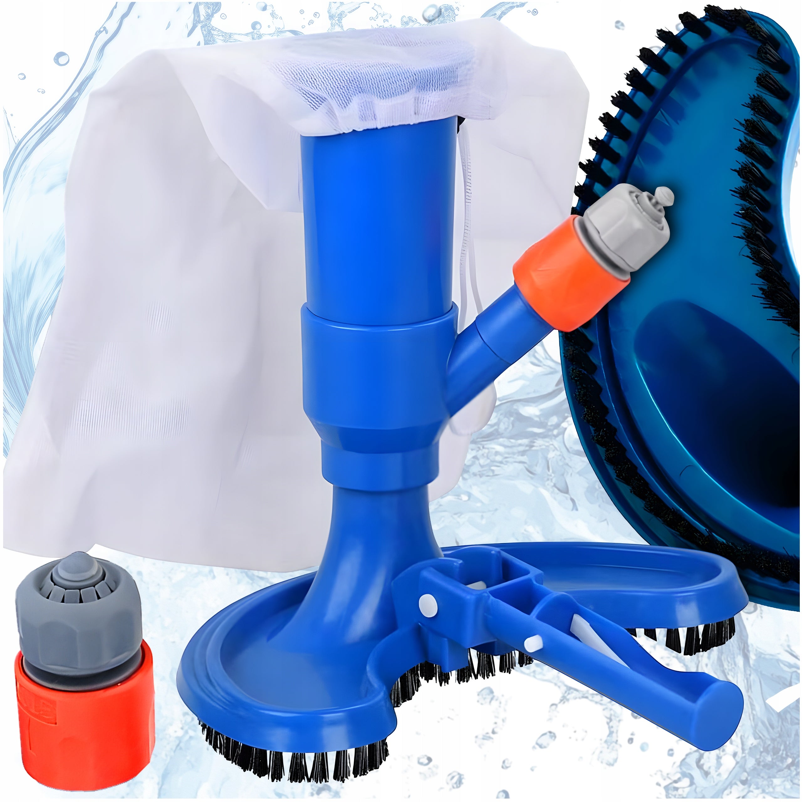 JACUZZI POOL BOTTOM CLEANING VACUUM CLEANER WITH TRASH NET