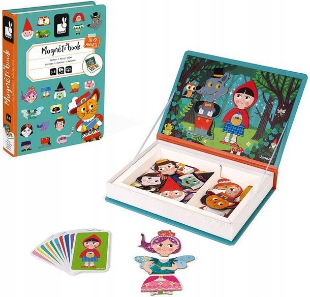 JANOD MAGNETIC PUZZLE MAGNETIBOOK COLORFUL MAGNETS WORLD FAIRY TALES Packaging status original