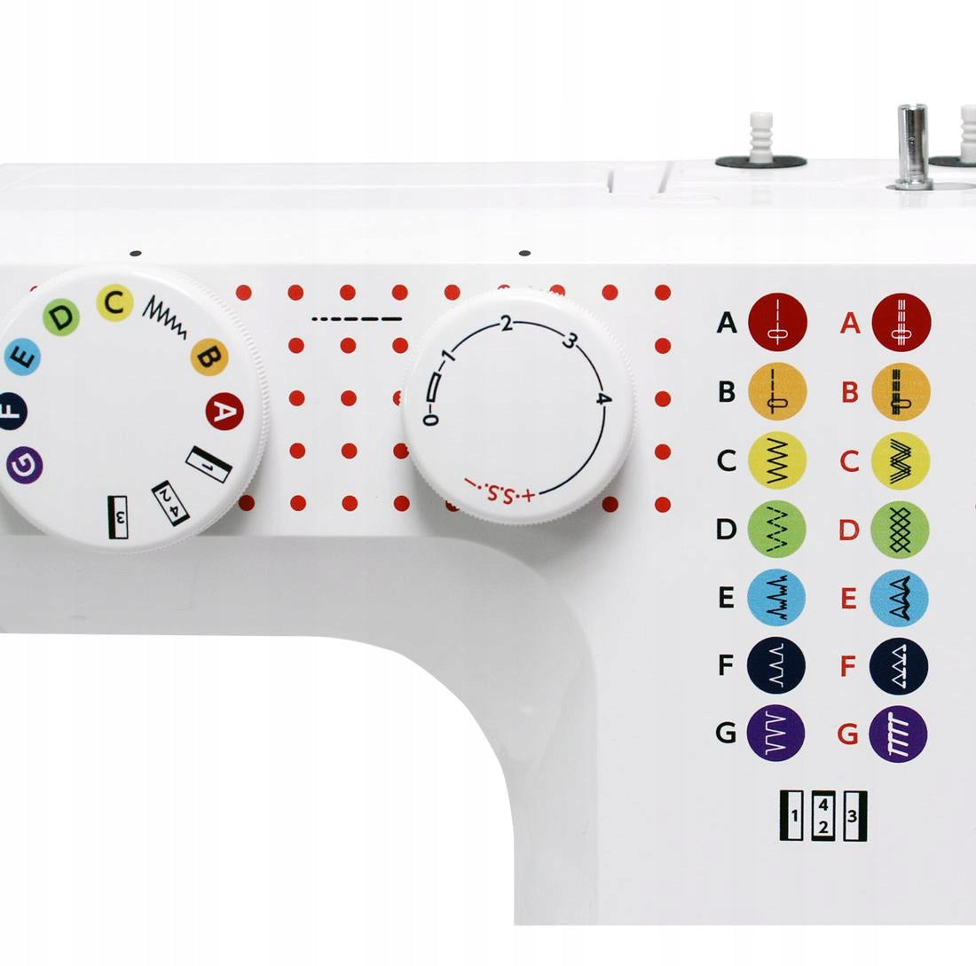 JANOME Juno J15 sewing machine Foot type for buttonhole trimming for the cover-stitch for sewing invisible zippers universal