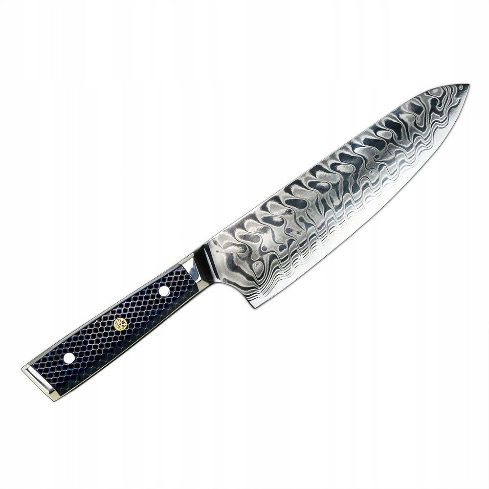 JAPANESE CHEF'S KNIFE SUPER STEEL BEAUTIFUL FOR GIFT DAMASCUS SHARP