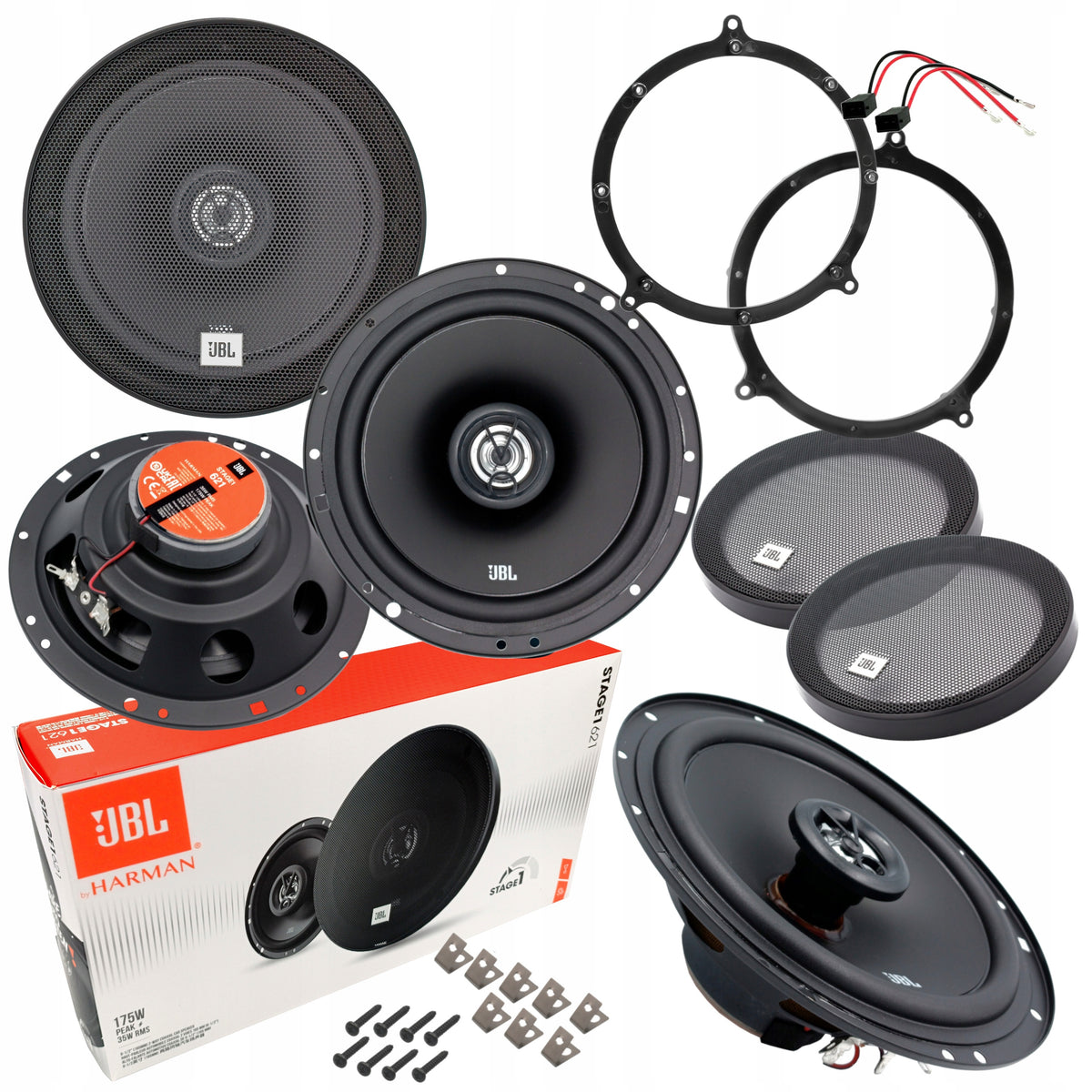 JBL Powerful car speakers for AUDI A3 8L A4 B5 REAR A6 C5 FRONT REAR TT