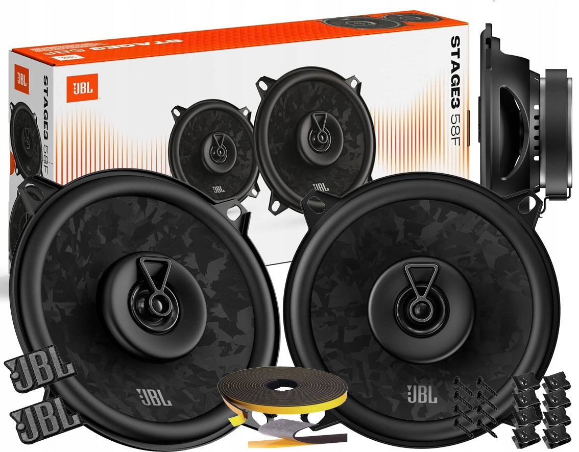 JBL STAGE 3 58F CAR SPEAKERS 13cm 130mm 480W + TAPE + SCREWS