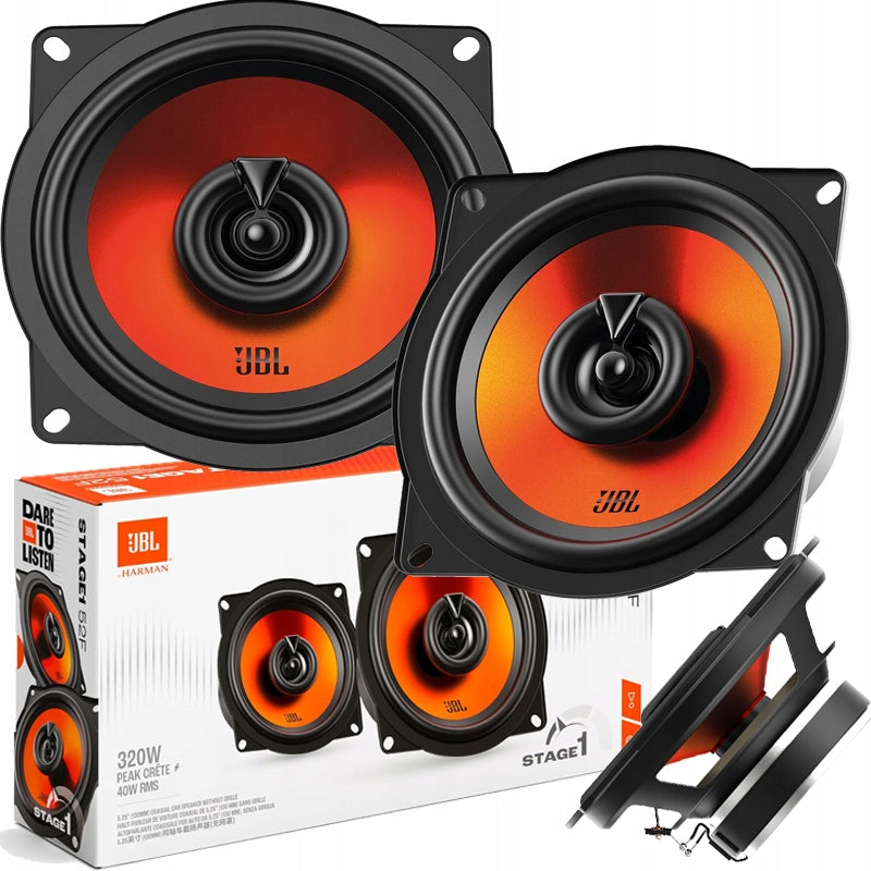 JBL STAGE 52F POWERFUL TWO-WAY CAR SPEAKERS 320W 13cm 130mm