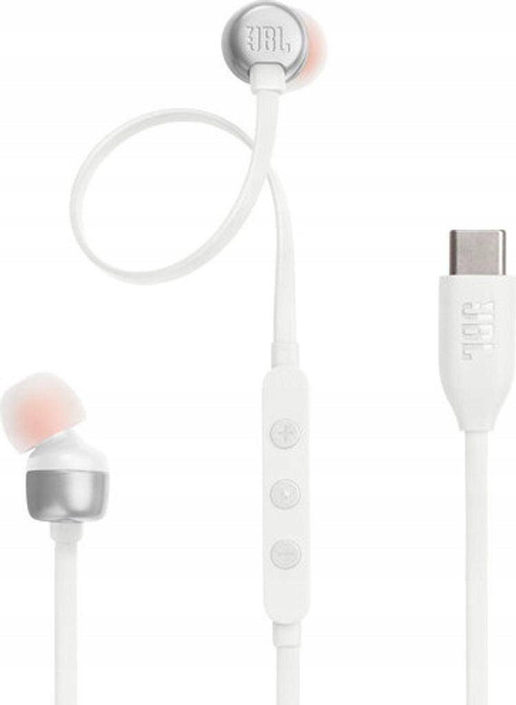 JBL Tune 310C Usb-c Wired In-Ear Headphones for Laptop Phone White Brand JBL