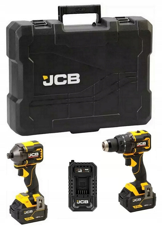 JCB-18PKIT-2 SCREWDRIVER 75Nm SCREWDRIVER 230Nm 2x5.0Ah