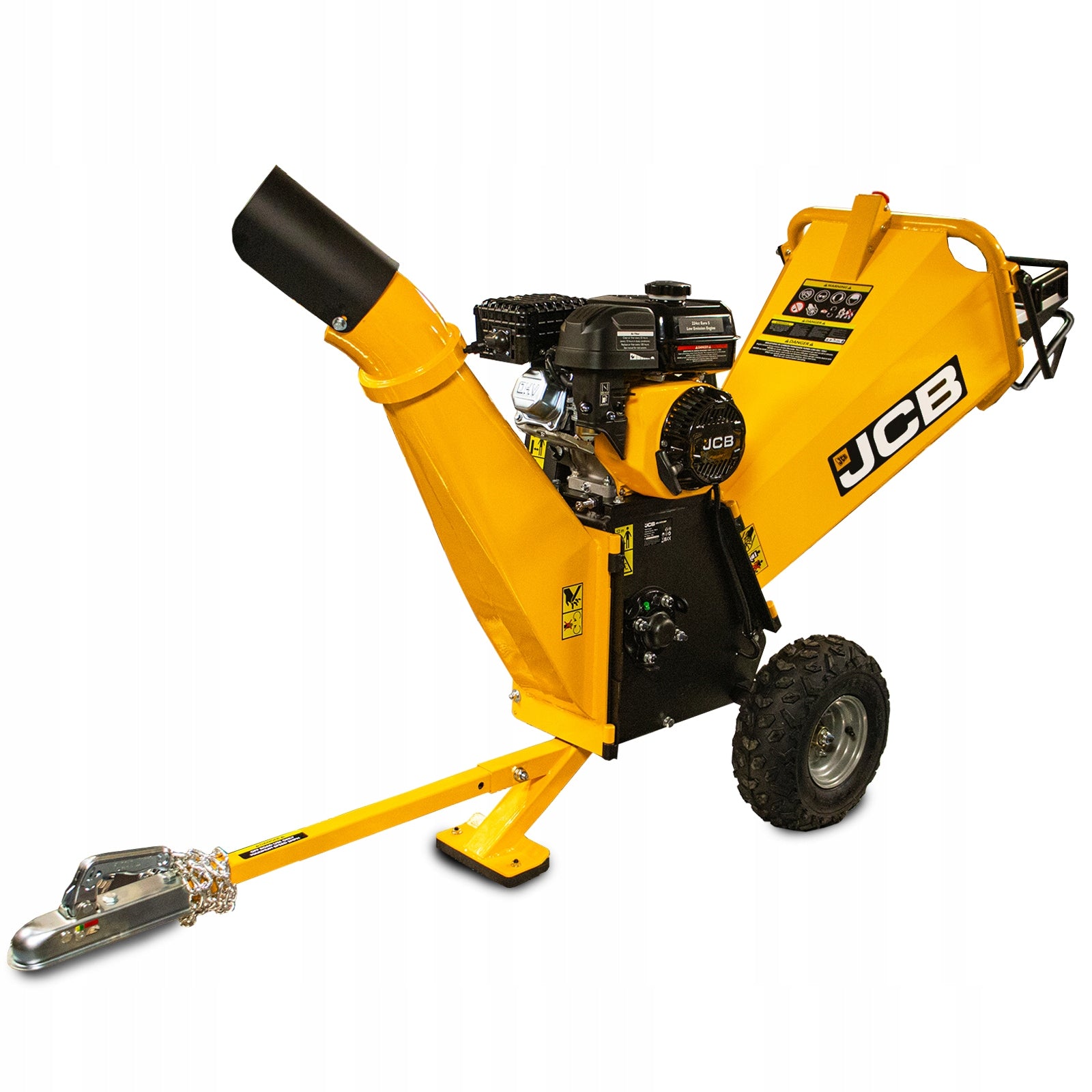 JCB Wood chipper for branches with 4 stroke engine JCB 224 cm3, 7.5km - 100mm Brand JCB