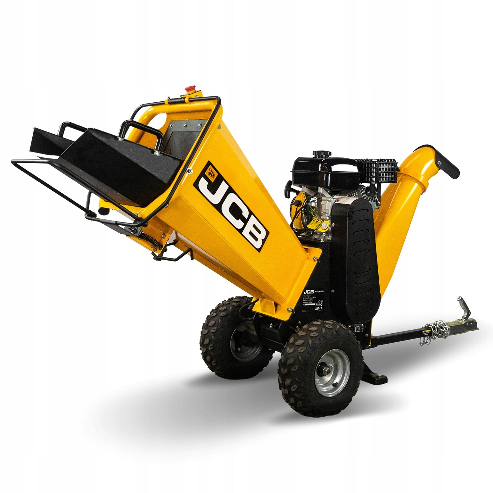JCB Wood chipper for branches with 4 stroke engine JCB 224 cm3, 7.5km - 100mm