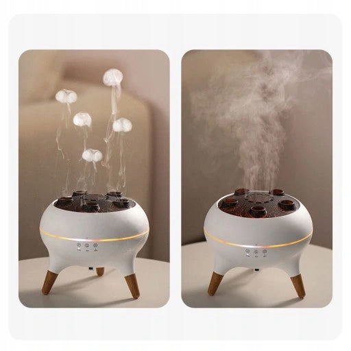JELLYFISH HUMIDIFIER FRAGRANCE DIFFUSER WITH 7 RGB COLORS REMOTE CONTROL Model JXG-CHC-250