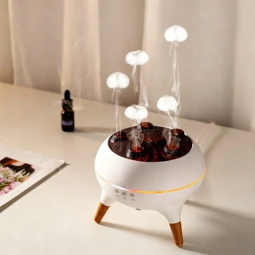 JELLYFISH HUMIDIFIER FRAGRANCE DIFFUSER WITH 7 RGB COLORS REMOTE CONTROL Noise level 36 dB