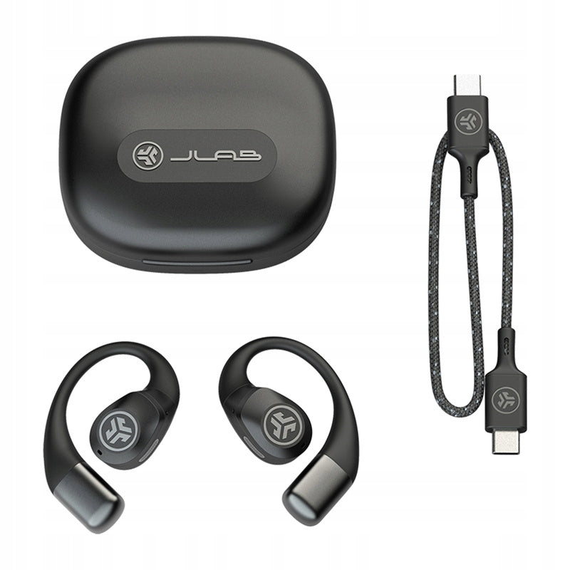 JLAB Epic Sport Open Wireless Air Headphones IP55 7h Black Packaging status original