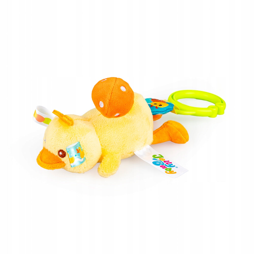 JOLLY BABY SOFT PENDANT DUCK JAŚ WITH VIBRATION 0m+ 82579 Packaging status original