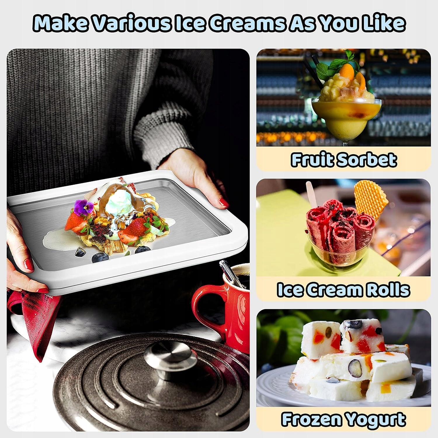 JOYMECH INSTANT ICE CREAM MAKER - SOFT ICE CREAM SLUSHIES SORBET Brand no brand
