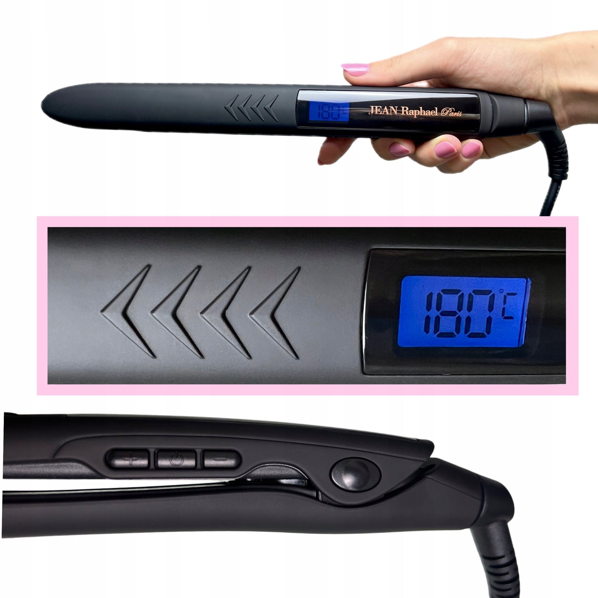 JRP Titanium Hair Straightener GOLD + Vibration + Thermo Protection EAN (GTIN) 5906815850012