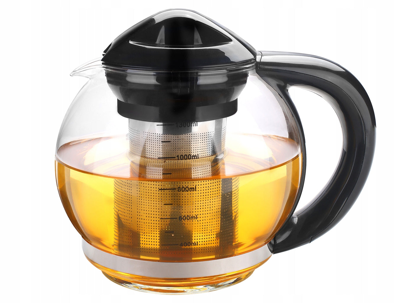 JUG WITH HEAT-RESISTANT BLACK 1300 ml QUELLESSIMO COZY & PRETTY