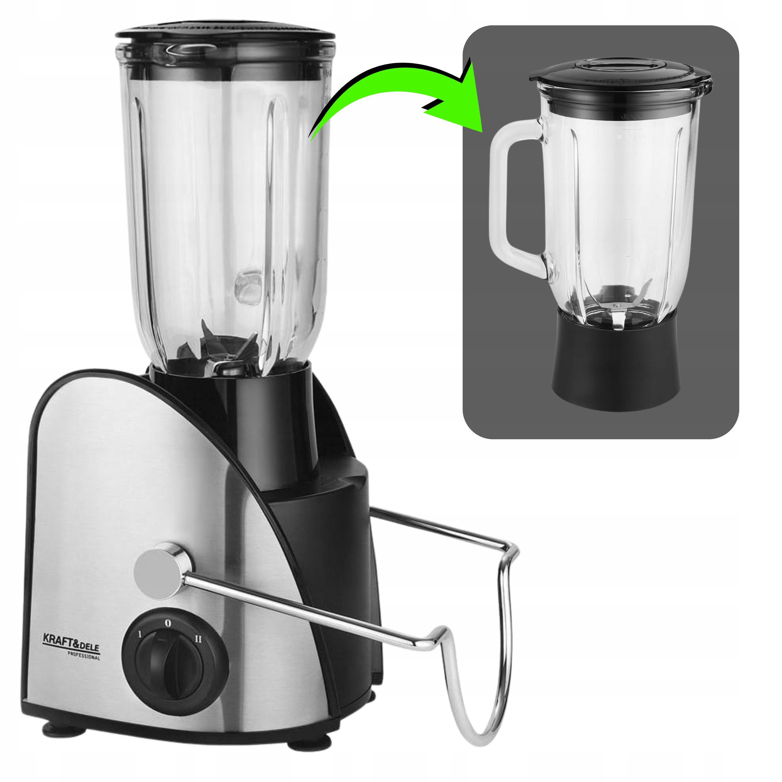 JUICER BLENDER FRUIT AND VEGETABLE JUICER ELECTRIC 1500W 4in1 Manufacturer code SOKOWIRÓWKA WYCISKARKA BLENDER 1500W