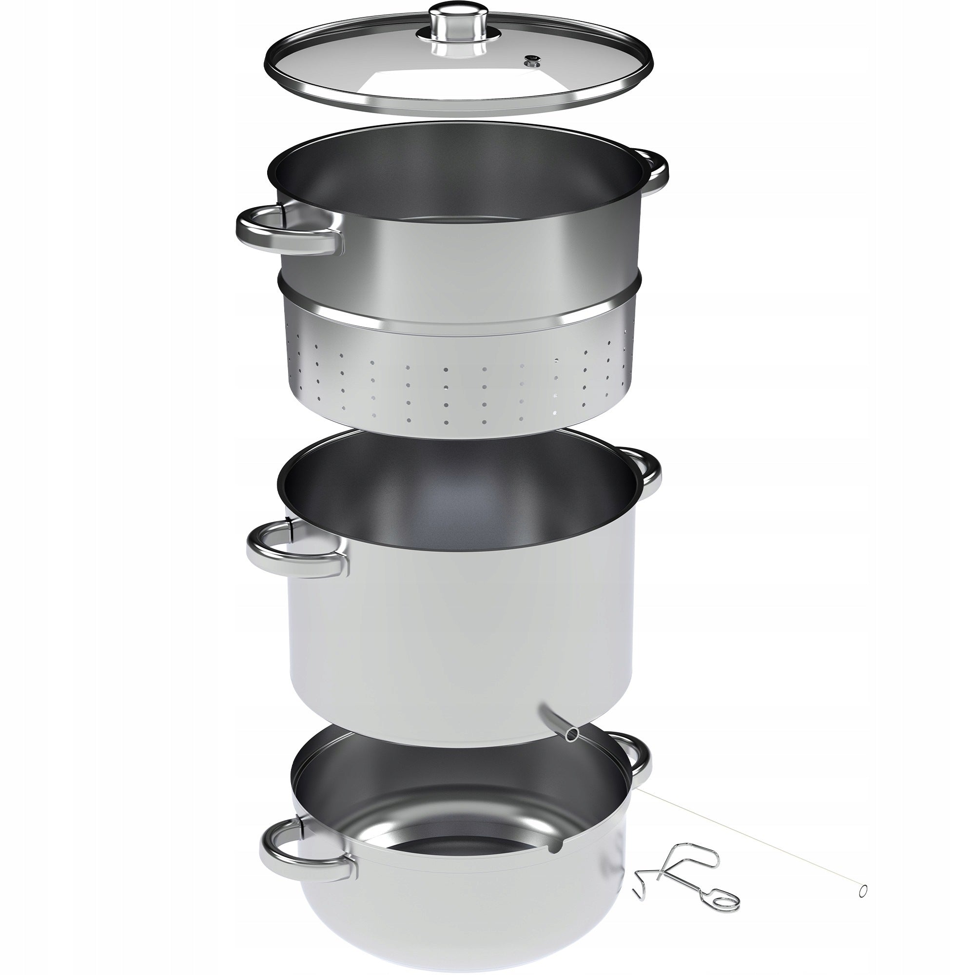 JUICER BROWIN STEAMER 8L STAINLESS STEEL FOR COOKING JUICES INDUCTION Manufacturer code 800508