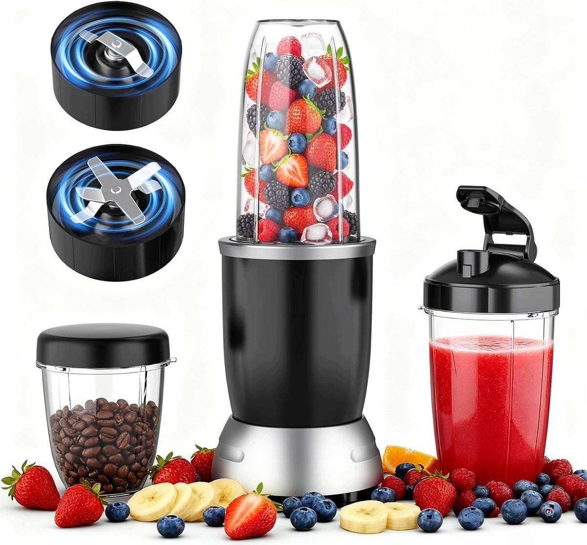 JUICER FOR VEGETABLES AND FRUITS HIGH SPEED ELECTRIC 1600W Packaging status original
