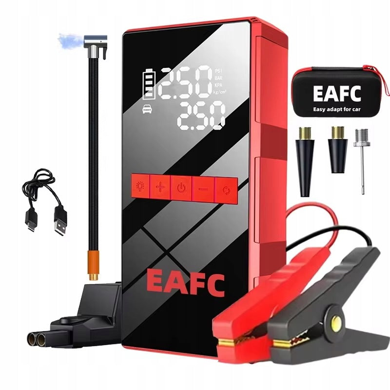 JUMP STARTER BOOSTER 4000A 12V KOMPRESOR POWERBANK 26800MAH LED 4W1 MOCNY
