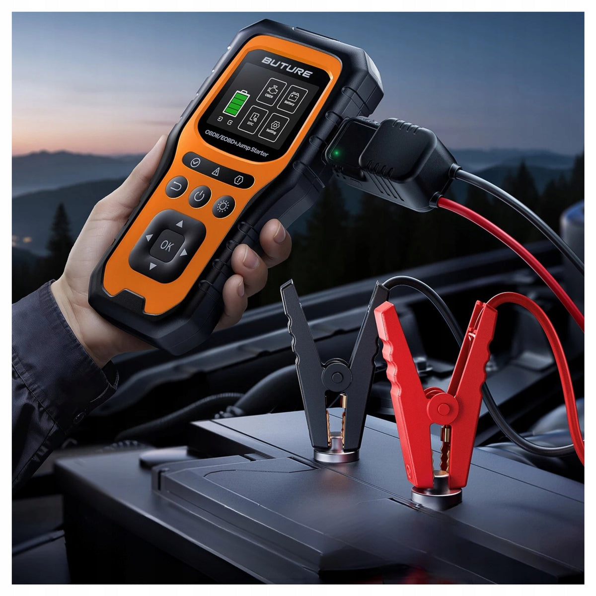 JUMP STARTER BOOSTER BATTERY TESTER SAKNER OBD2 Brand Buture