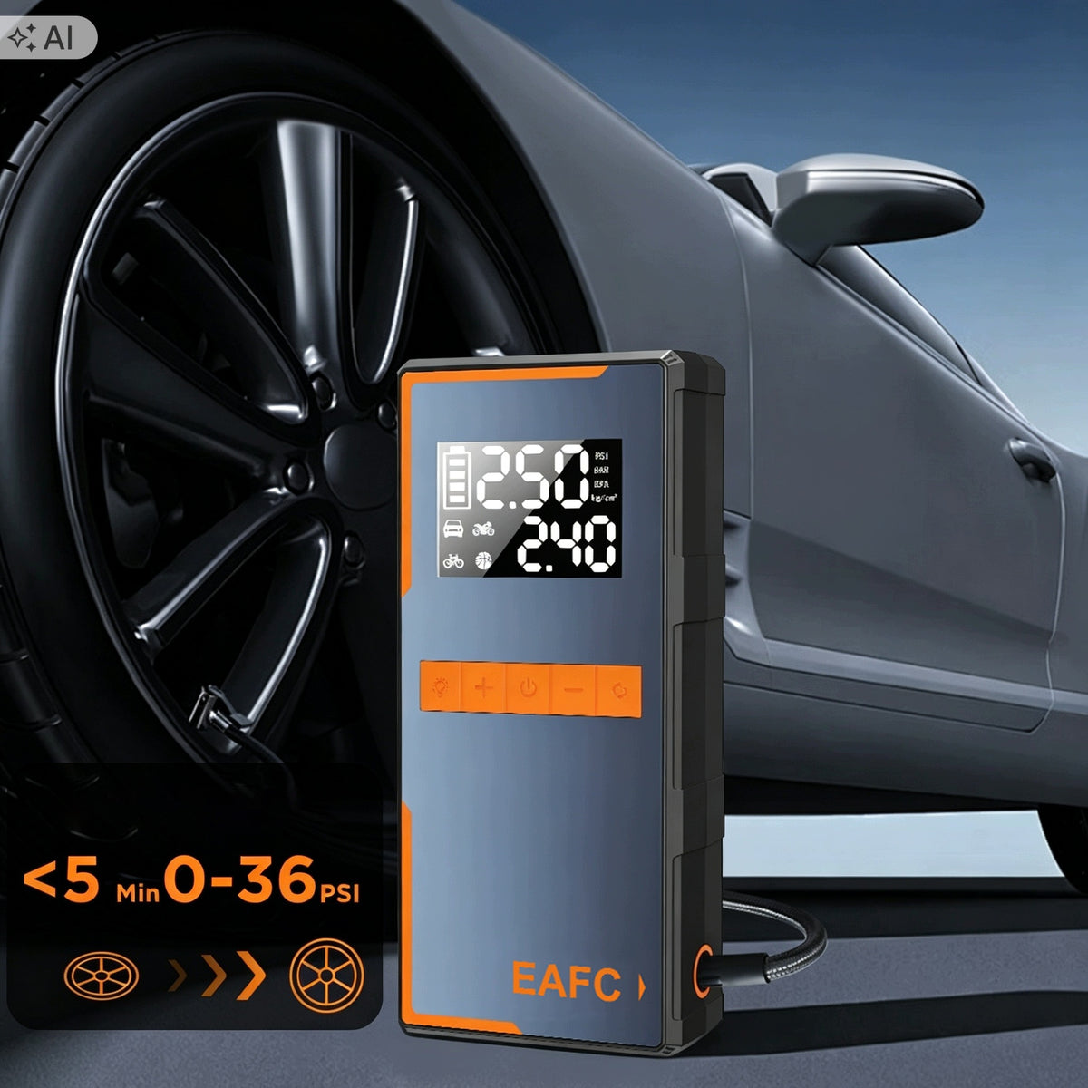 JUMP STARTER ROZRUCH 1000A POWER BANK BOOSTER Z KOMPRESOREM DO SAMOCHODU Manufacturer code JC18 Emergency Starter Power Supply