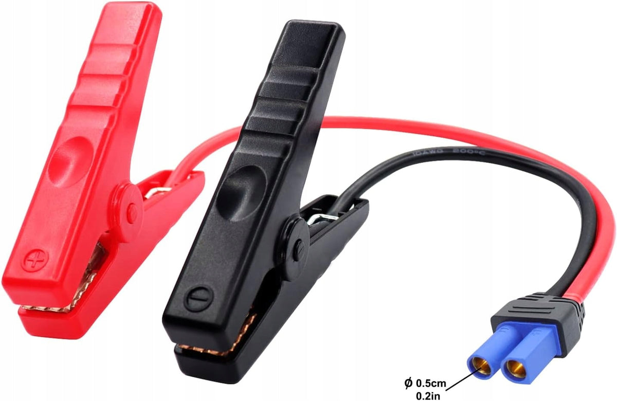 JUMPER CABLE EC5 12V 40CM WITH TERMINALS Manufacturer no brand
