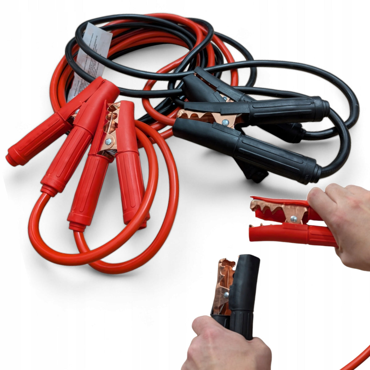 JUMPER CABLES 1200A 4,5m THICK 35mm2 SOLID STRONG DIESEL TIR c