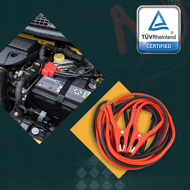 JUMPER CABLES wires 600A 6m 10mm2 STRONG CLAMPS frogS Diesel case EAN (GTIN) 5906438208641