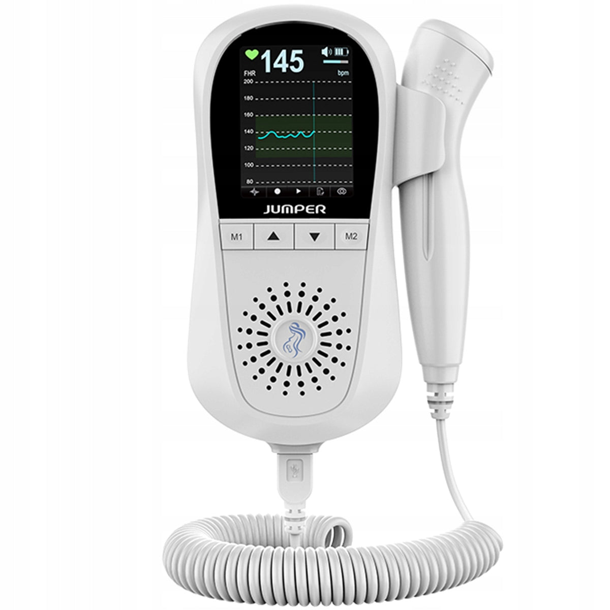 JUMPER JPD-100E+ Doppler Medical Heart Rate Detector Child Monitor Packaging status original