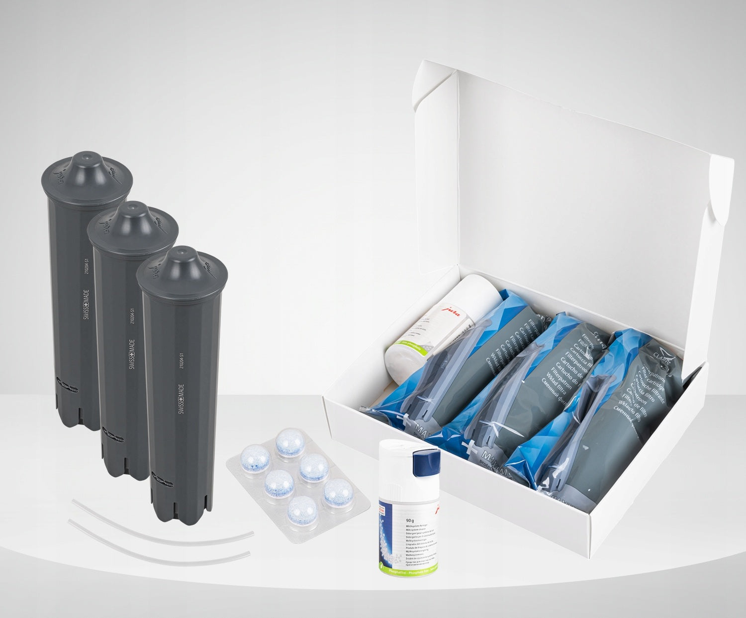 JURA CARE KIT V3 3X FILTER + TABLETS + MILK TUBES Brand Jura