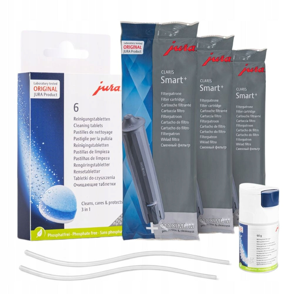 JURA CARE KIT V3 3X FILTER + TABLETS + MILK TUBES