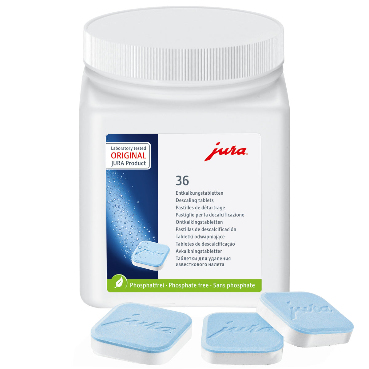 JURA Descaling tablets express 36 pcs ORIGINAL descaler Manufacturer code 70751