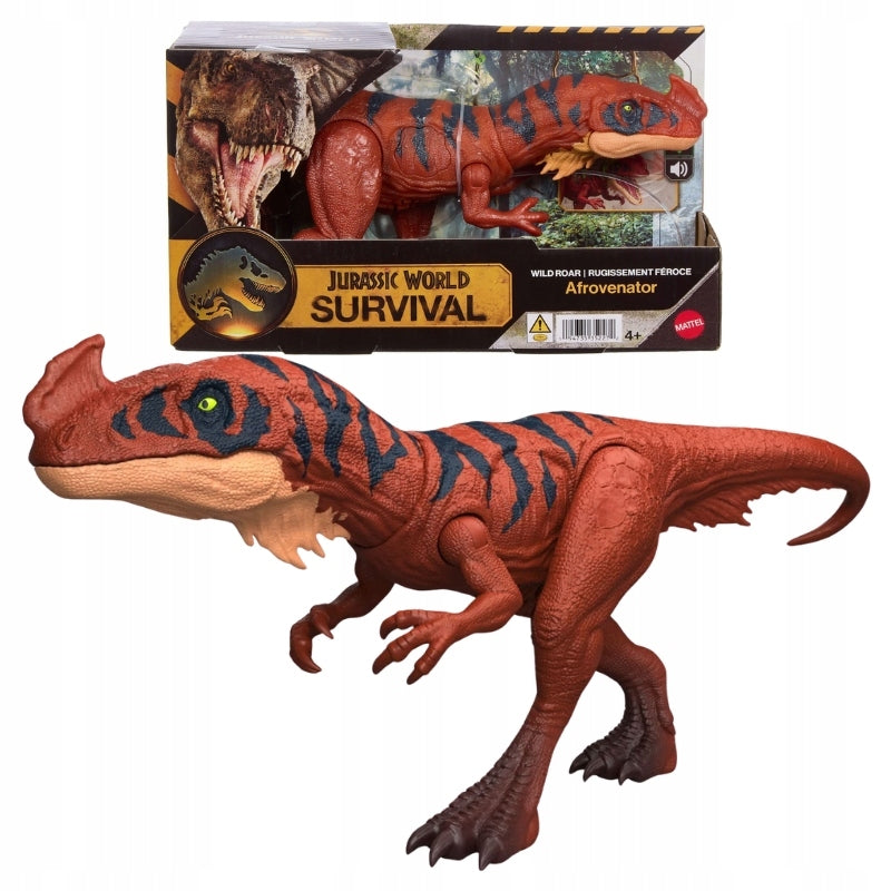 JURASSIC WORLD ROARING DINOSAUR AFROVENATOR INTERACTIVE FIGURINE 4+