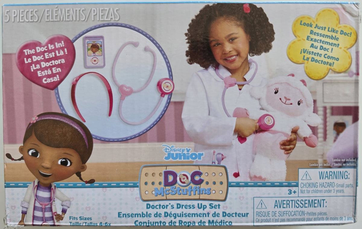 JUST PLA Doctor Dosia Clinic For Plushies Dress Up Set Role doctor