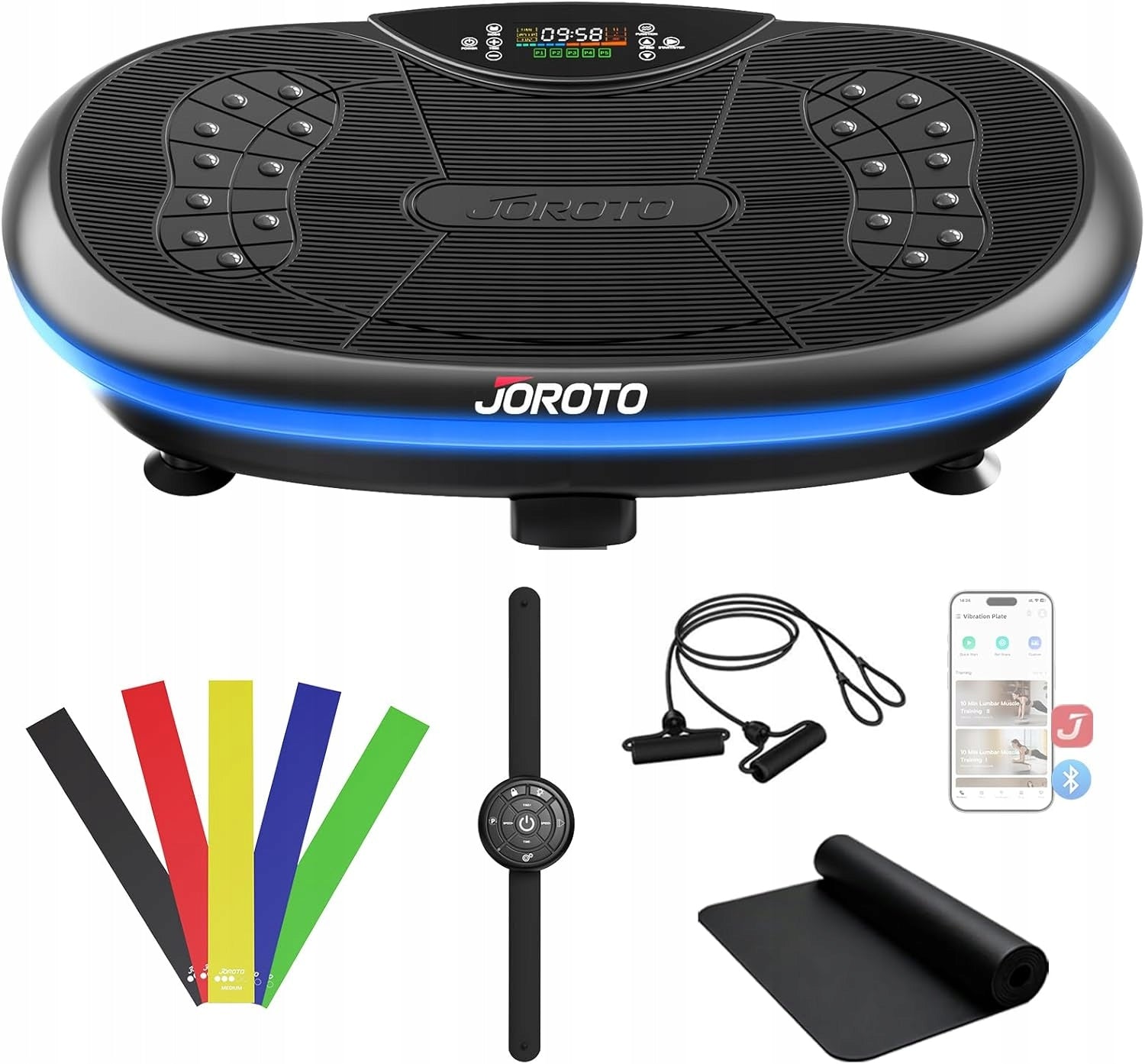 JV80 Platforma wibracyjna 4D – Zgodna z aplikacją | Głośnik Bluetooth 200kg