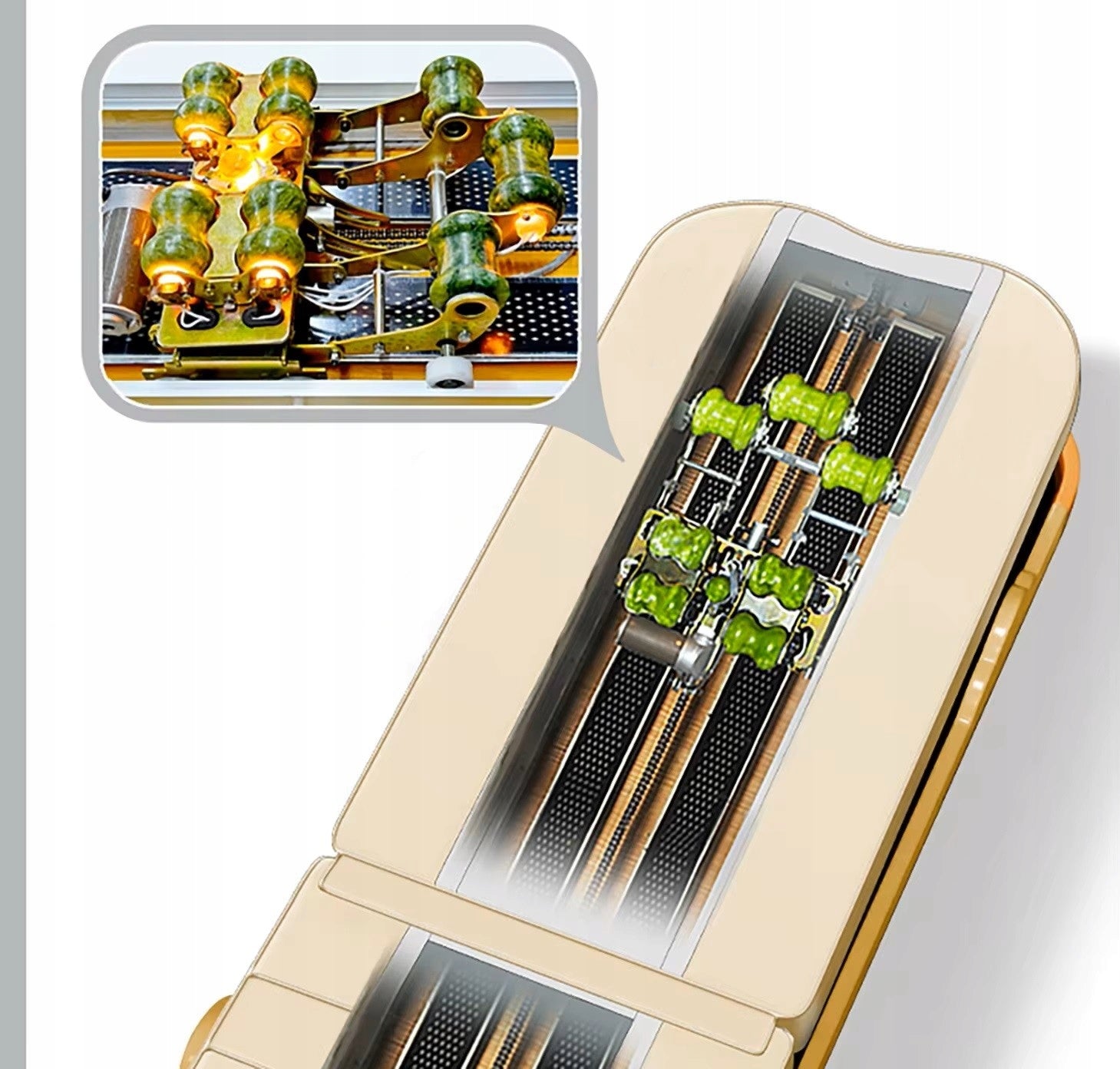 Jade Massage Bed for Body Massage Modern Heating Massage Mat Manufacturer code Łóżko masujące nefrtytowe do masażu MAXTECH