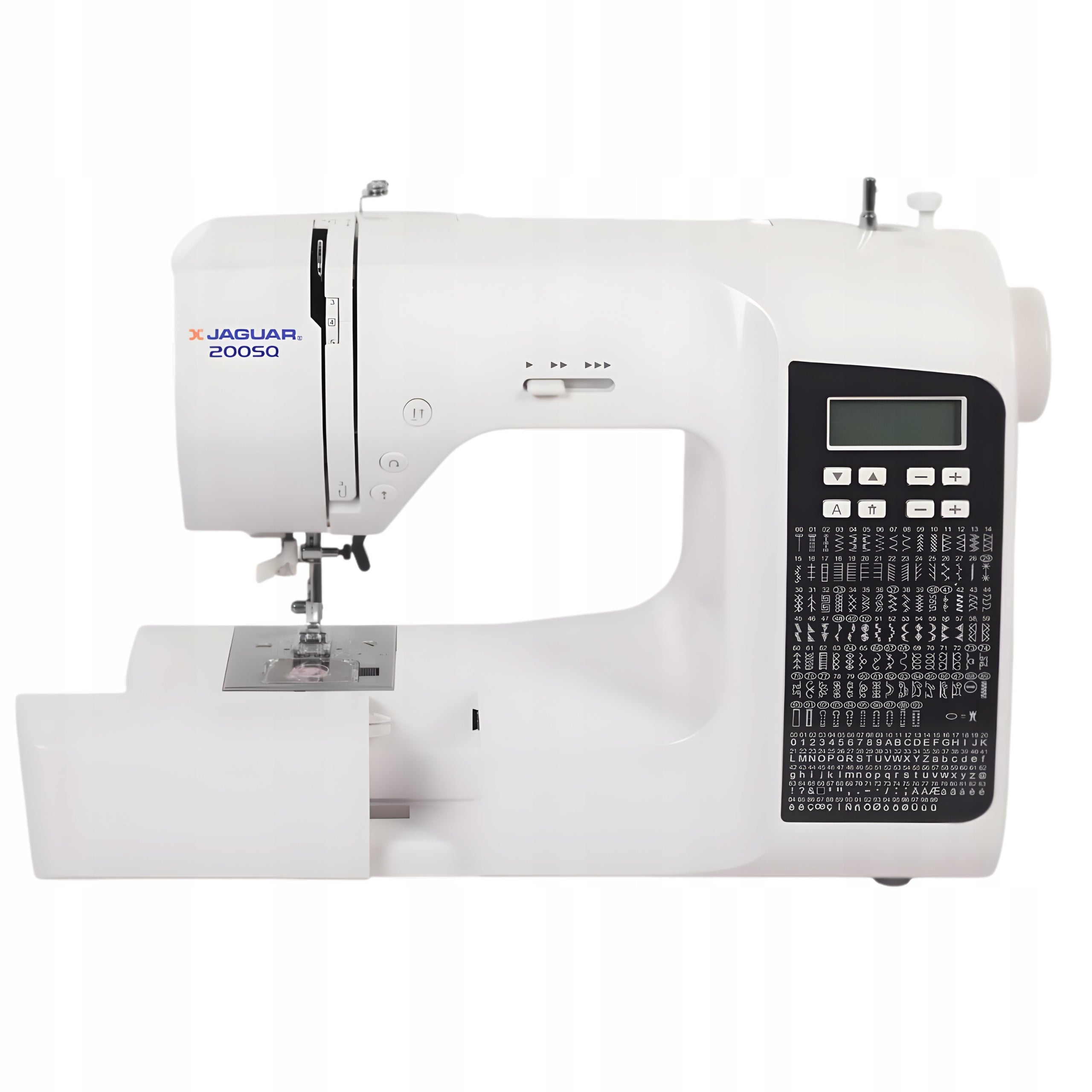 Jaguar 200SQ | Sewing Machine | 200 Stitches | LCD | LED | Auto Brand Jaguar