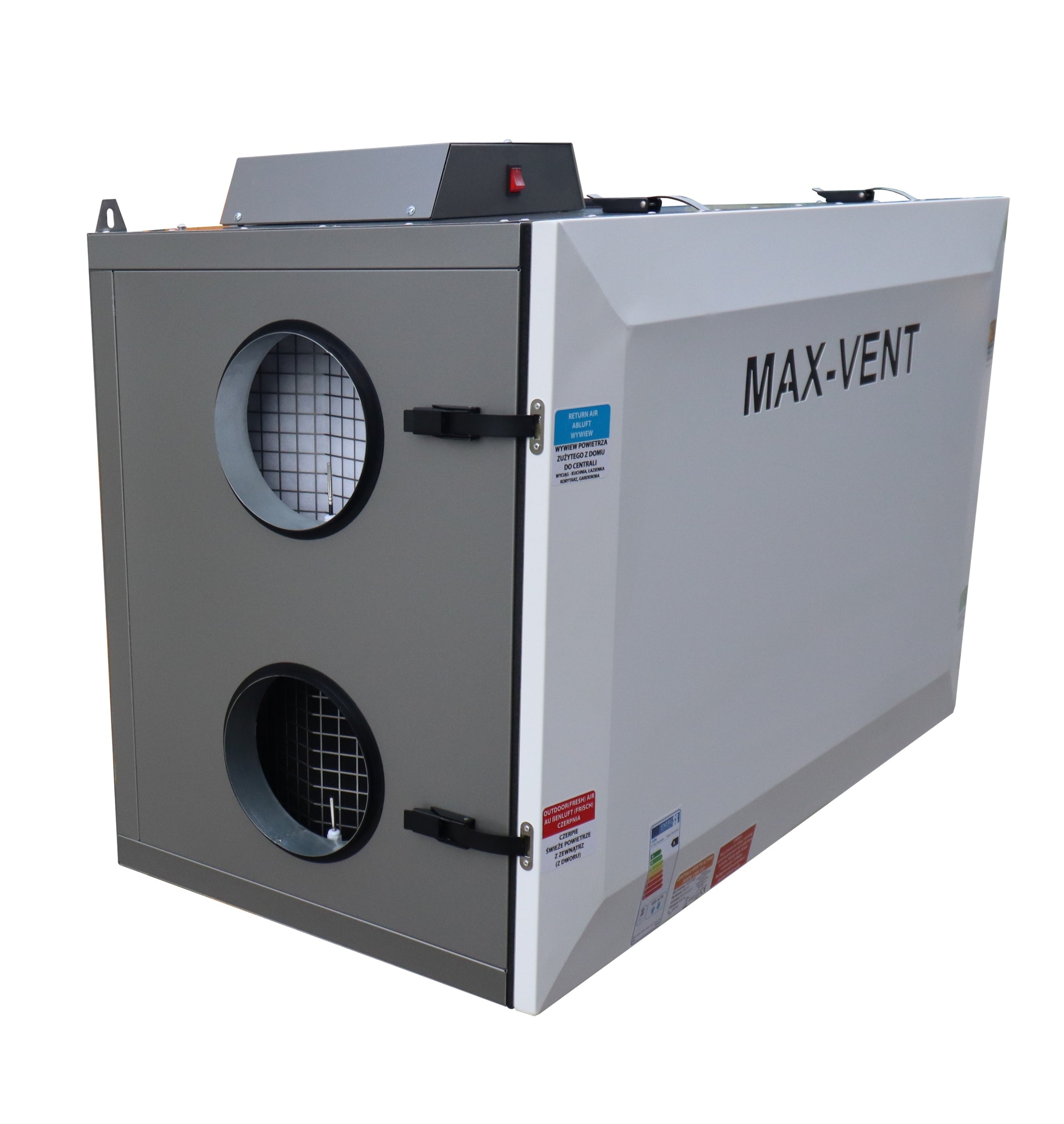 Janek 450/200 recuperator ventilation unit with integrated air conditioning Kind heat recovery ventilator