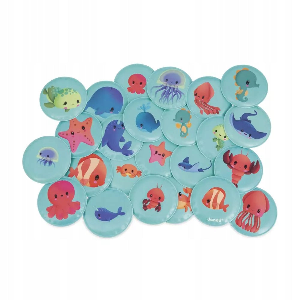 Janod Bath memory game Sea children 24 elements 2+ Janod Brand Janod