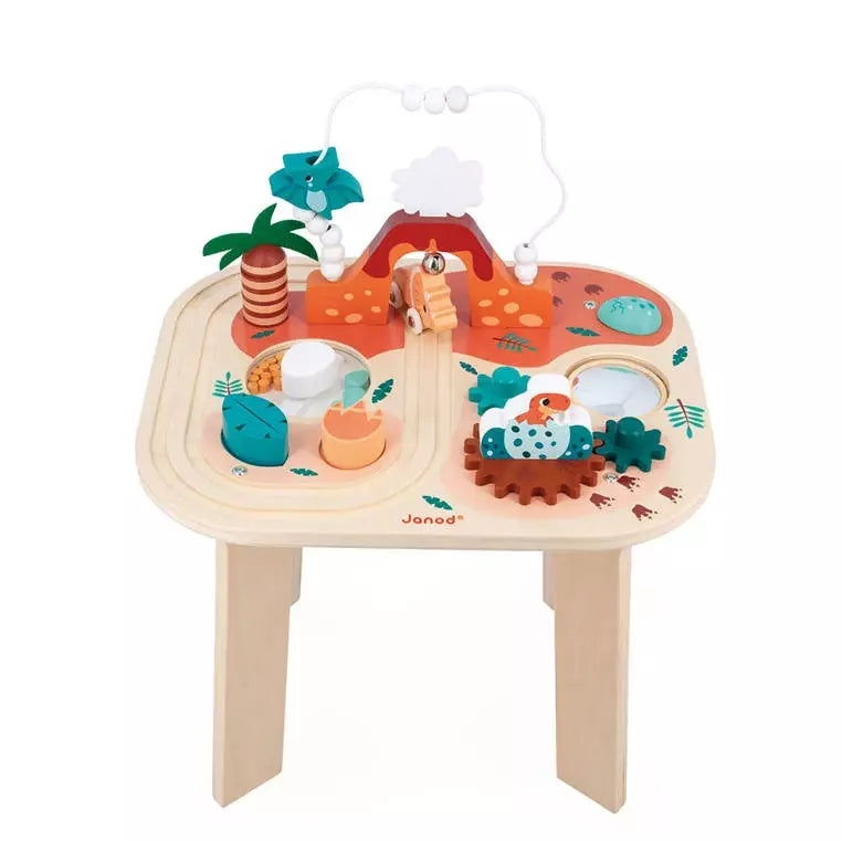 Janod Dino - Wooden educational table Brand Janod
