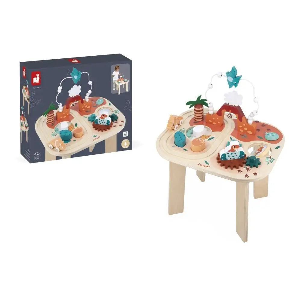 Janod Dino - Wooden educational table Manufacturer code 3700217358259
