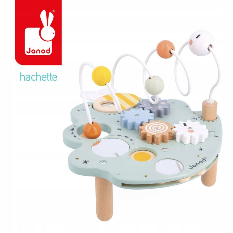 Janod Educational Table Leaf Sweet Cocoon Multifunctional Wooden 18m+ Manufacturer code J04056