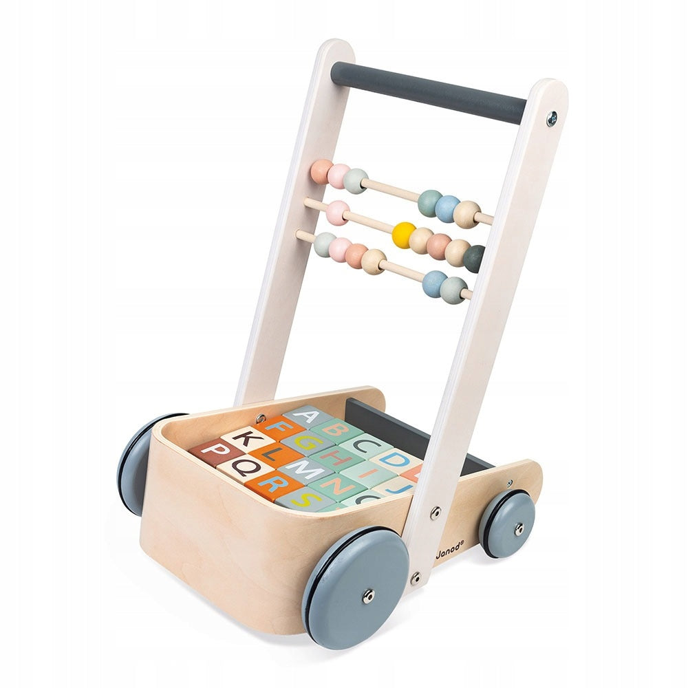 Janod J04408 Pusher trolley Packaging status original