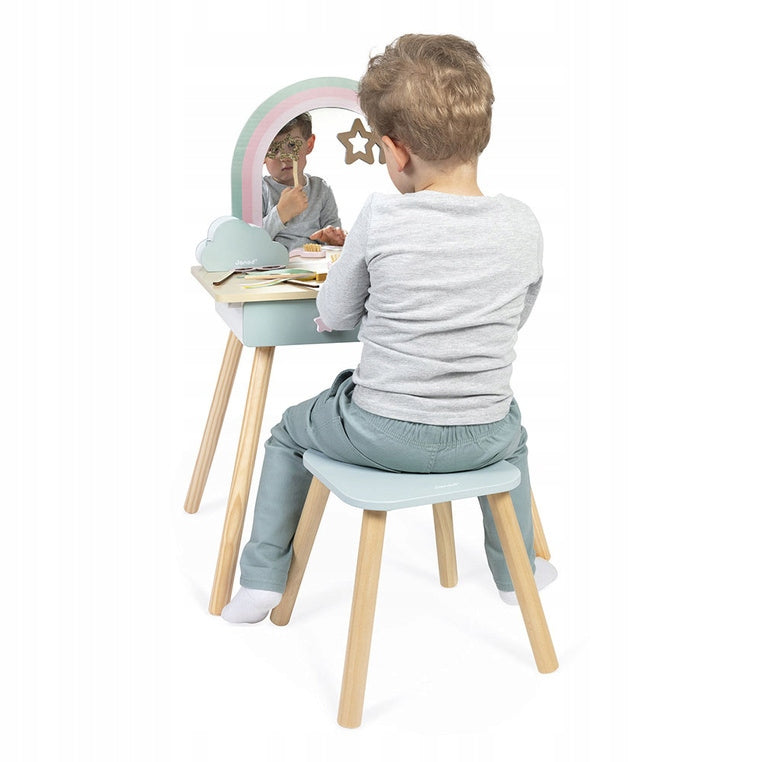 Janod Large wooden dressing table with accessories Unicorn 3+ Janod Manufacturer code J06464