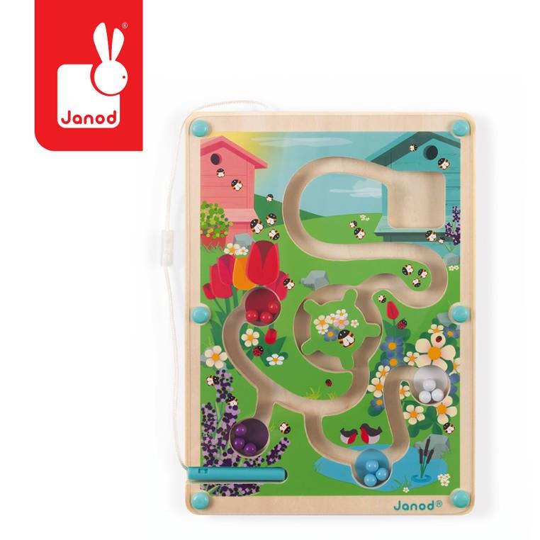 Janod Magnetic Labyrinth Meadow Development Janod 2+ Brand Janod