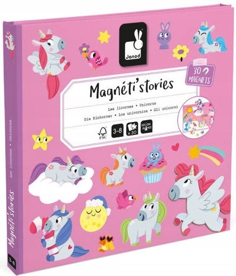 Janod Magnetic Puzzle Unicorns Magneti'stories 3+