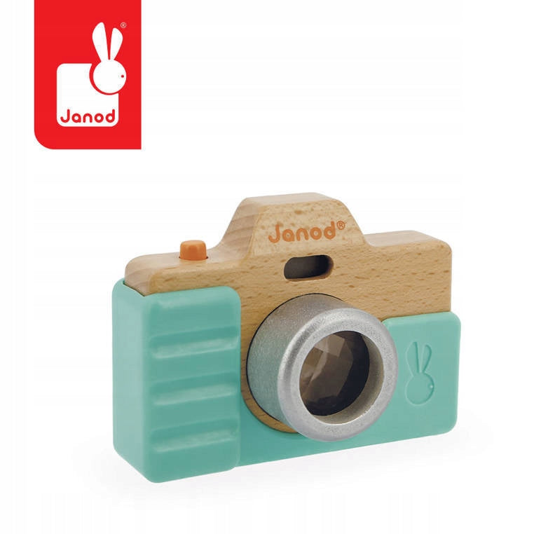 Janod Wooden Camera with Sound and Flash 18 m+ Brand Janod
